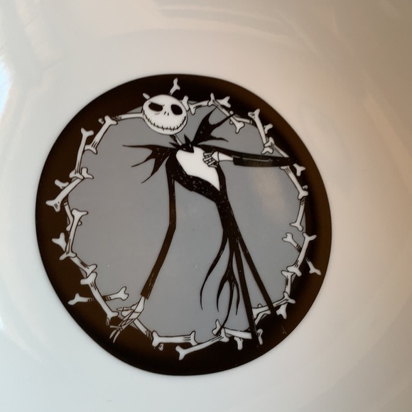 New Jack Skellington The Nightmare Before Christmas Grin Ceramic Serving Bowl - Picture 2 of 9